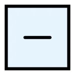 Square Minus SVG Icon